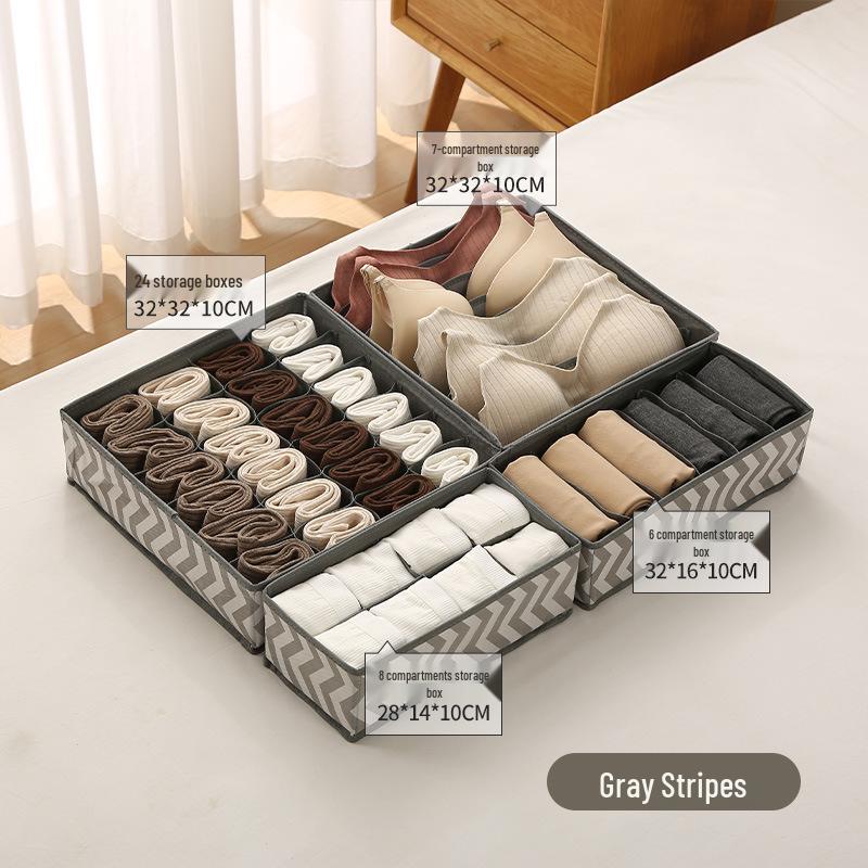 Складной органайзер для нижнего белья из нетканого материала