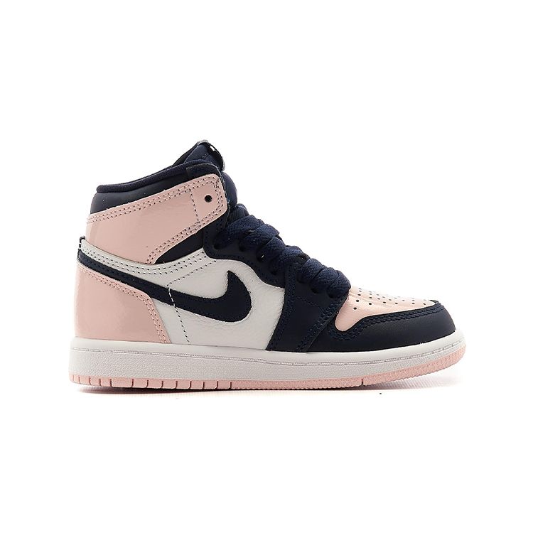 Детские кроссовки Air Jordan 1 Retro High OG SE PS Bubble Gum Розовая атмосфера Белая CU0449-641