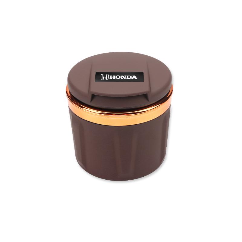 Car Ceramic Ashtray LED Light Ash Tray Cup Auto Accessories For Honda Civic Fit Jazz Accord Pilot CRV Odyssey Passport City HRV