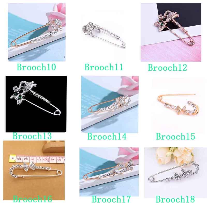 Exquisite Women Fashion Crystal Rhinestone Butterfly Corsage Jewelry Piece