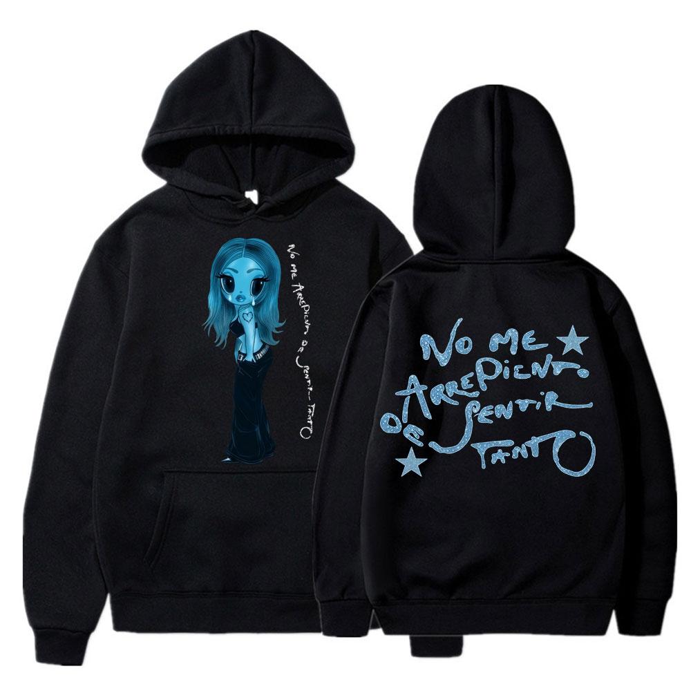 Karol G No Me Arrepiento De Sentir Tanto 2026 New Album Hoodies Music Lover Fashion Sportwear Men Women Fleece Loose Tracksuit