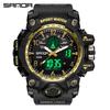 Sanda Teen Multi-functional Waterproof Sports Watch with Alarm & Luminous Display