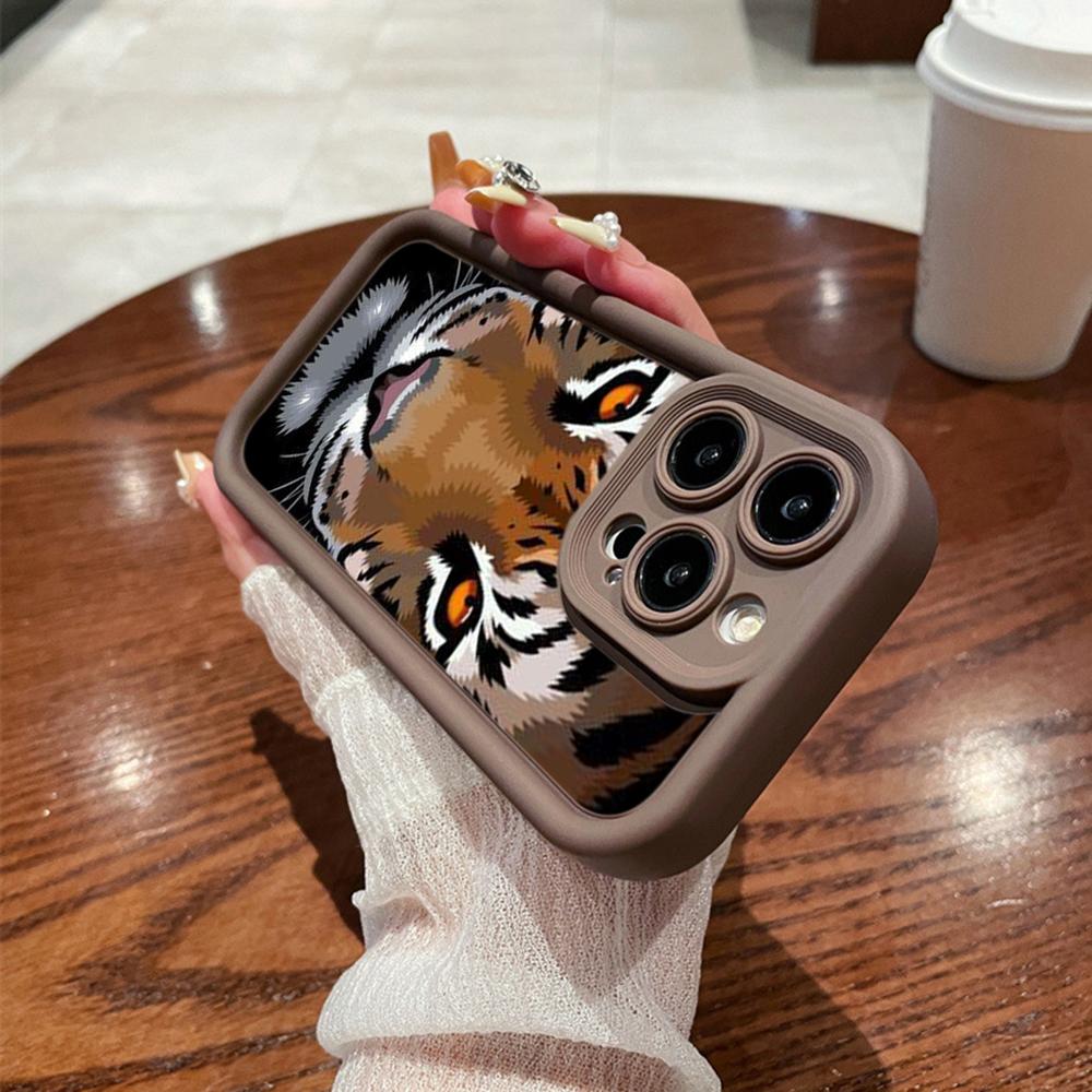 LZ30 Tiger Lion Cat силиконовый чехол для телефона Samsung A15 A35 S24 S23 Ultra S22 S21 Plus S20 FE A05 A06 A54 A55 A53 A14 M15 противоударный задний чехол