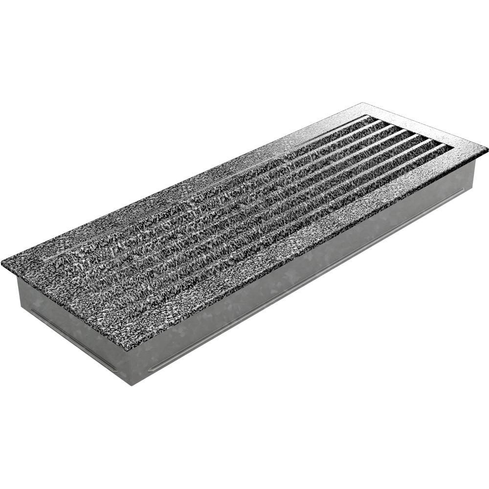 Крышка вентиляционного отверстия FRESH 17x49 черно-серебристый