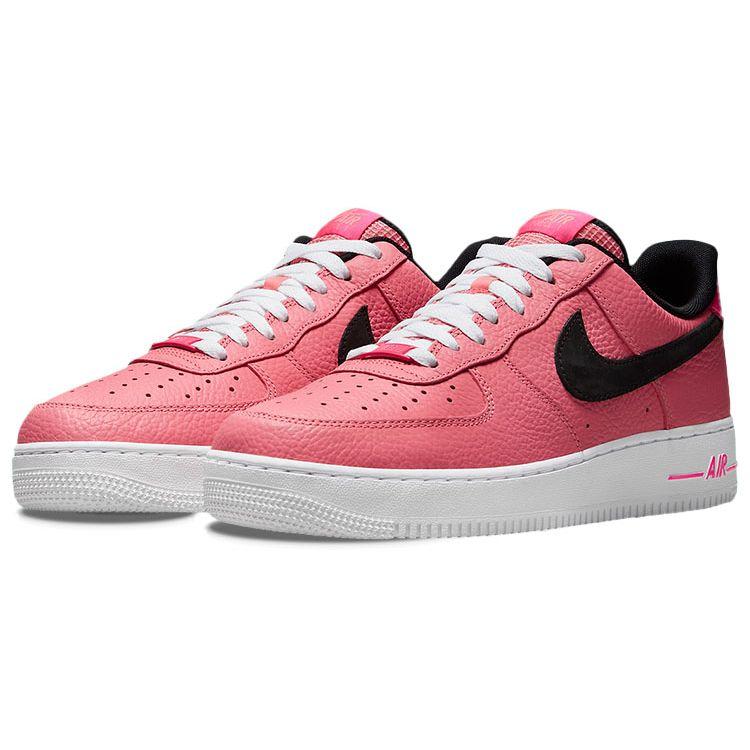 Nike Air Force 1 Low 07 Pink Gaze Черные мужские кроссовки Белые гипер-розовые DZ4861-600