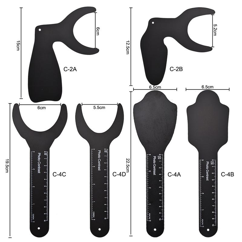 Стоматологический стоматологический фотоконтрастный черный фон Доска автоклавируемая стоматологический контраст внутриротовое фотографическое зеркало
