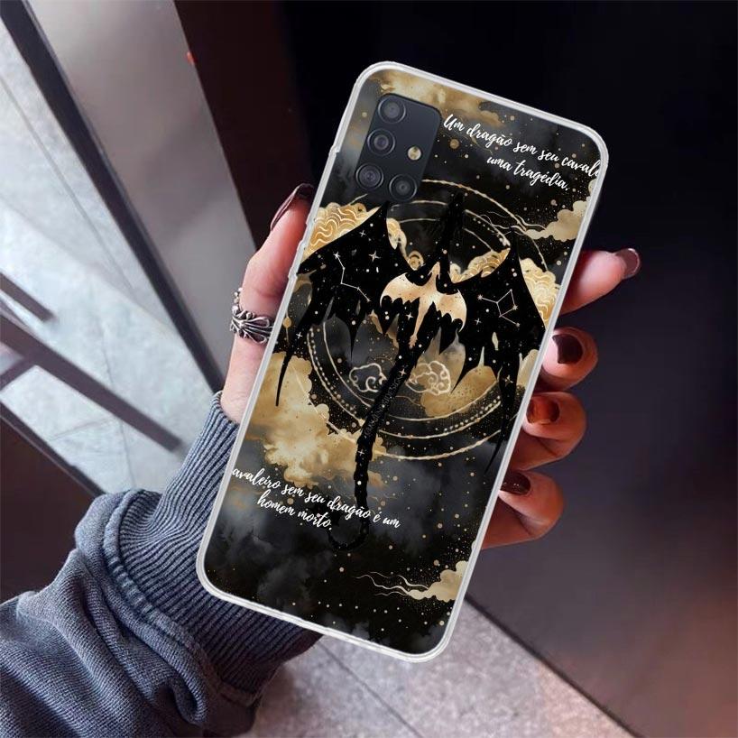 F-Fourth W-Wing Dragon Phone Case For Samsung Galaxy A12 A52S A42 A32 A22 A51 A50 Note 20 Ultra 10 S10 Plus A71 A70 A31 A30 A10S
