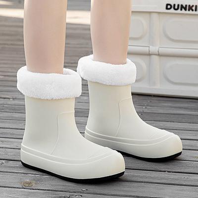 Водонепроницаемая обувь женская обувь для дождя модные резиновые сапоги студенческие нескользящие резиновые сапоги взрослые водные сапоги короткие модные рабочие сапоги