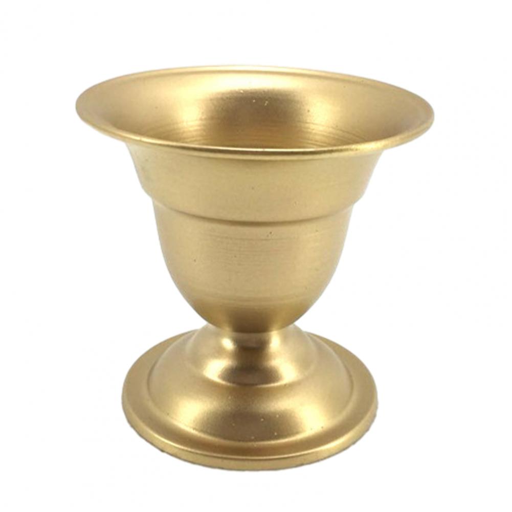 Vintage Gold Metal Vase Set – Elegant Decorative Vases for Dining Table, Wedding Flowers, Home Decor, Floral Arrangements