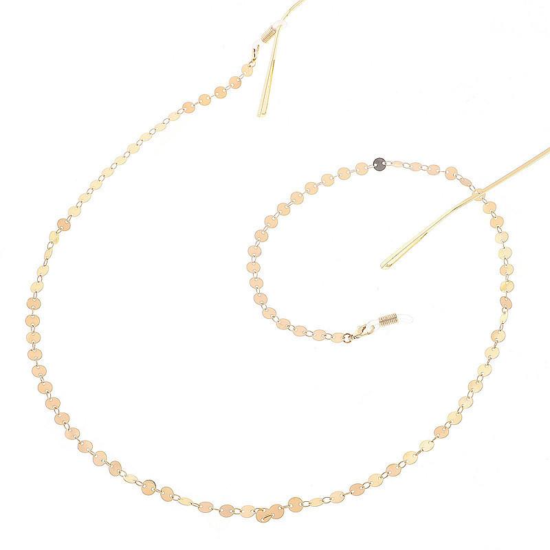 Веревочка для очков противоскользящая и защищающая от падения, многоцелевая цепочка для маски, модная цепочка для очков с пайетками ручной работы