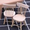 Handcrafted Miniature Wooden Table And Chair Set For Dollhouse Creative Play And Dining Room Scene Display Accessory