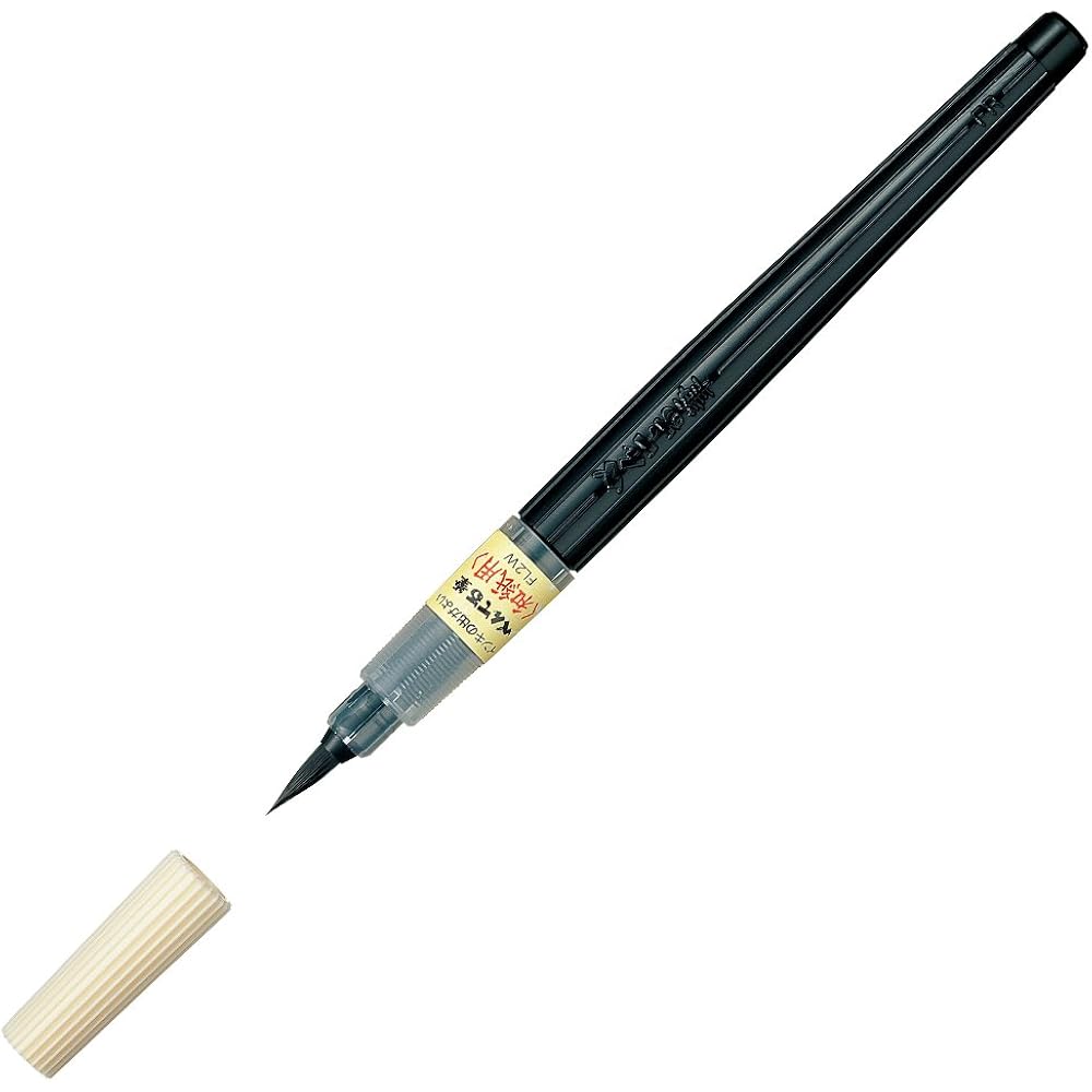 Кисть-перо Pentel Pentel Brush для японской бумаги XFL2W Черный 40 x 230 x 15 (мм)