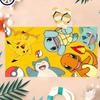1 шт. Пляжное полотенце Pokmon Пикачу, Желтое, из микрофибры, Многоцелевое для бассейна и пляжа, Идеально для детей и взрослых, Лето, Улица, Дом