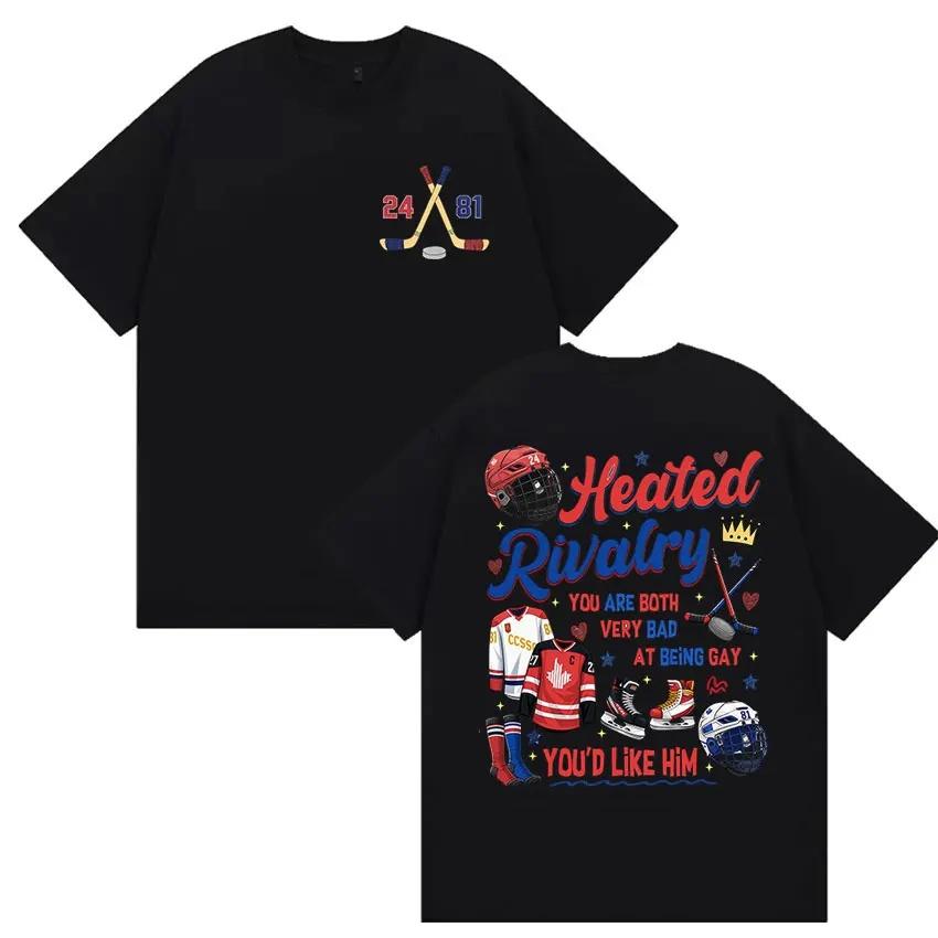 Hot Movie Heated Rivalry Shirts Hollander Ilya Rozanov 24 81 Graphic TShirt 2026 Summer Men Womens Cotton Oversized Tshirt
