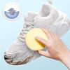 1/2Pcs White Shoe Cleaning Paste Multifunctional Sneaker Cleaner with Sponge Shoe Polish Stain Remover Protector