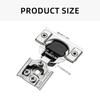 3pcs Soft Close Hinges Overlay Adjustable Face Frame Cabinet Hinges Furniture Door Hinges for Concealed Cupboards