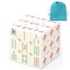 Kancharo Mahjong Cube [Includes Pouch for Convenient Storage] (White)