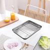 Stainless Steel Food Cooling Tray Removable Steaming Cooling Racks Draining Oil Pan  Oven Use