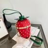 Women's Bag Baigou Factory Supply Rivet Personalized Shoulder Bag Crossbody Strawberry Shape Bucket Bag