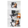 Compact Black Office Scene Model With Precise Proportions Ideal For Photography And DIY Projects