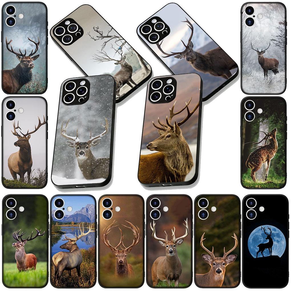 Soft Cover for Xiaomi Redmi Note 12 11 10 Pro 10A 10C 12C 14C A4 Note12 5G Coque Phone Case Deer Wild Hunting Buck