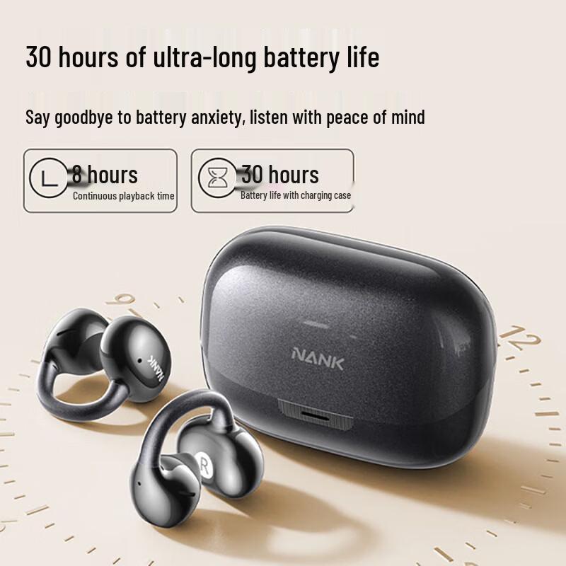 NANK Clip Super2 Открытые AI-переводящие спортивные Bluetooth-наушники