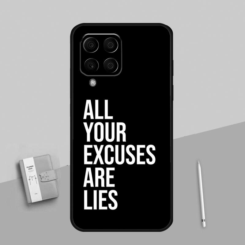Мотивация Тренажерный зал Фитнес Для Samsung Galaxy M52 M32 M06 M16 M13 M14 M33 M12 M31 M55 M15 M11 M21 M35 M53 M34 M54 Чехол