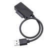 Serial ATA to USB Adapter Cable Efficient Transfer High Stability Serial ATA II Interface for Laptop Optical Drive
