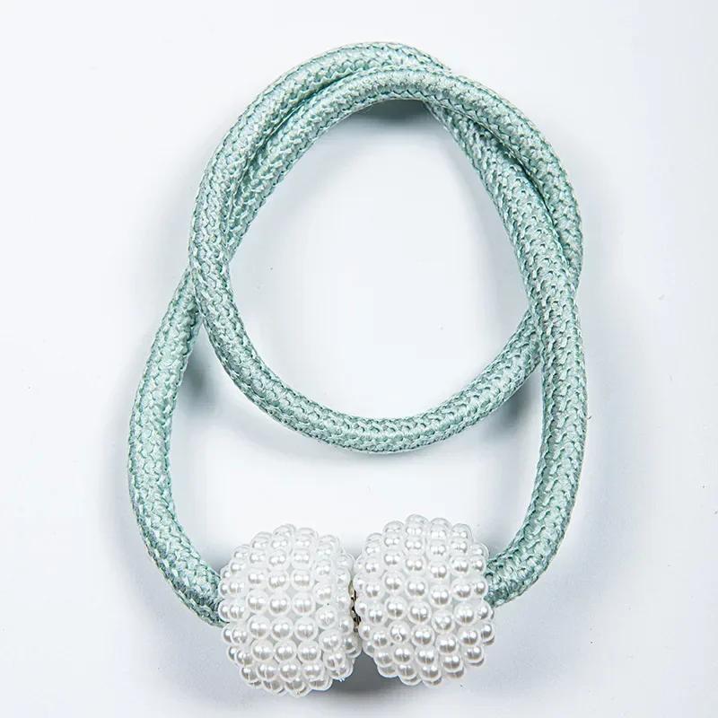 Новые магнитные зажимы для штор Pearl, держатели для штор, зажимы для пряжек, подвесные шарообразные пряжки, аксессуары для декора штор