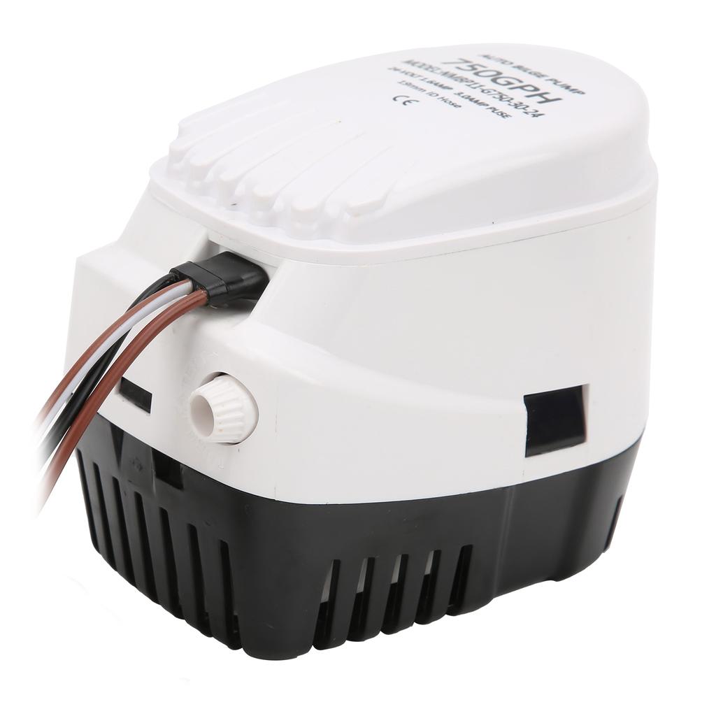 24В 750 галлонов/час Автоматический погружной трюмный насос Защита от коррозии и огня со встроенным поплавковым выключателем