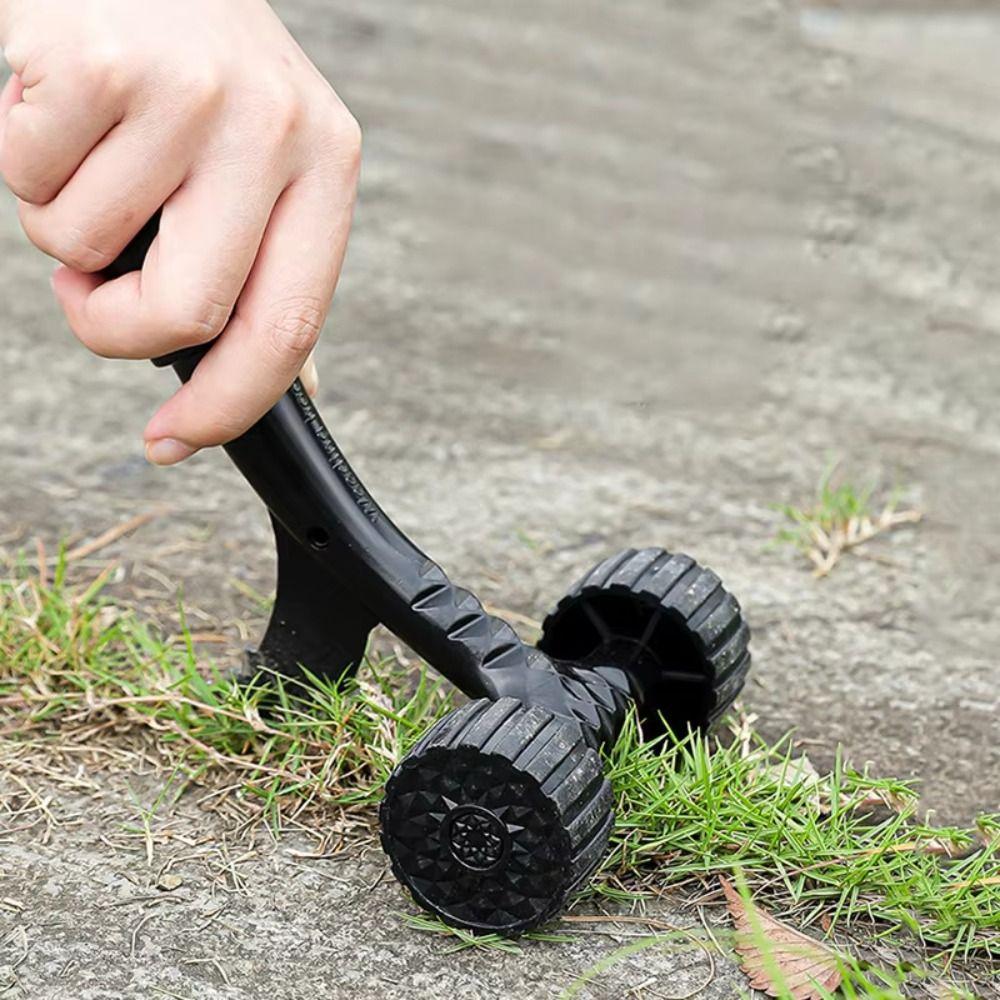 Прочный зажим Экстрактор сорняков Легкое управление Вертикальный удалитель сорняков Инструмент для прополки с колесом