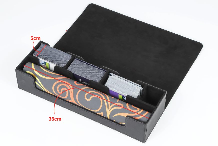 TOYGER Все в одном и аксессуары все в разработанном кейсе для колоды и аксессуаров [Для хранения колод, игровых ковриков, один раз] Все в одном кейсе, игровой коврик,