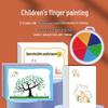 Portable Toddler Fingerprint Painting Book: Creative, Washable, Educational Toy for Early Learning