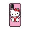 Чехол KT70 Hello Kitty для Xiaomi Poco X6 X4 M5 M6 F5 F6 C65 C55 C50 C51 C40 Redmi Note 7 8 14C A3X 13C 12C 11 10A 9C Pro черный мягкий чехол
