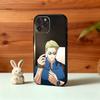 Чехол для телефона K-Kento N-Nanami из аниме для iPhone17,16,15,14,13,12Plus,Pro Max,XS,5G, черный, из мягкого силикона