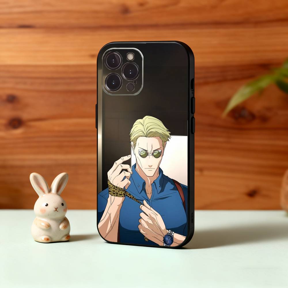 Чехол для телефона K-Kento N-Nanami из аниме для iPhone17,16,15,14,13,12Plus,Pro Max,XS,5G, черный, из мягкого силикона