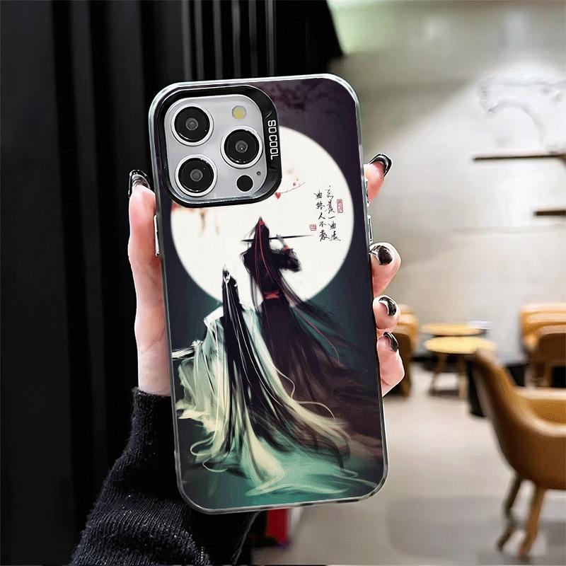 Чехол для телефона Mo Dao Zu Shi Аниме Ударопрочный для iPhone 17 Air 16 16E 15 Pro Max 14 Plus 13 Mini 12 Задняя крышка Противоударный Fundas