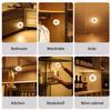 Rechargeable LED Book Light 6cm Diameter Reading Lamp with Touch Switch Night Light 3-Colors Dimmable Portable Cabinet Wall Lamp