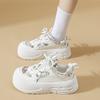 Fashion 2024 Lace-Up Solid Color New Women's Shoes Hot Selling Round Toe Women's Vulcanized Shoes Casual Women's Sports Shoes