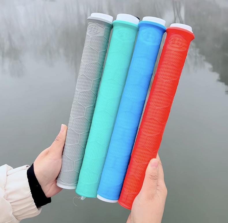 Enhanced Handle Wrap for Fishing Rods, Badminton Rackets, and More - Non-Slip, Sweat-Absorbing Belt; Fits Thick and Thin Rods.