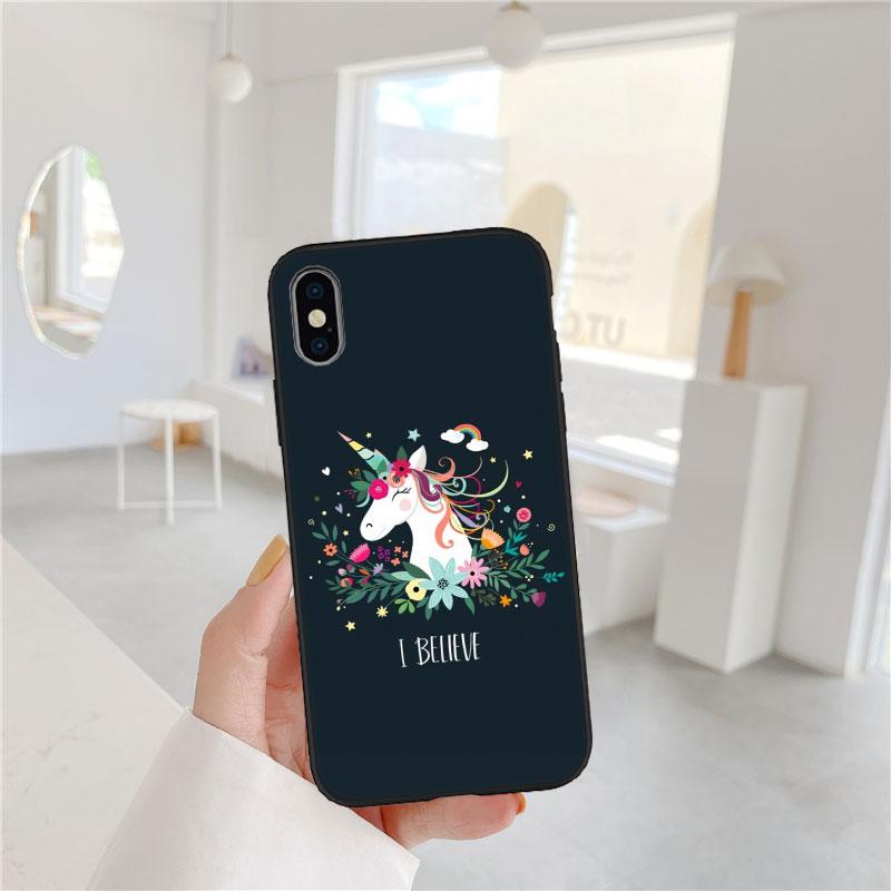 CJ103 Unicorn Cute Soft Shell Phone Case for OPPO A40 A60 A80 A15 A16 A16K A12 A17 A17K A54 A54S A53 A53S A55 A56 A57 A98 F23