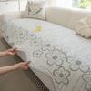 Small Fresh And Cool Sofa Cushion  New Non-Slip Sofa Cover Towel Cool Doudou Summer Straight Row Sofa Seat Cushion