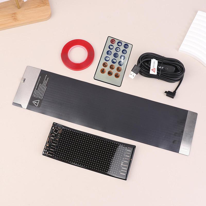 Светодиодная Матричная Панель USB 5V Гибкий Светодиодный Пиксельный Дисплей Экран RGB Граффити Узор Отображение Сообщений Bluetooth Приложение Для Автомобиля/Магазина/Вывески