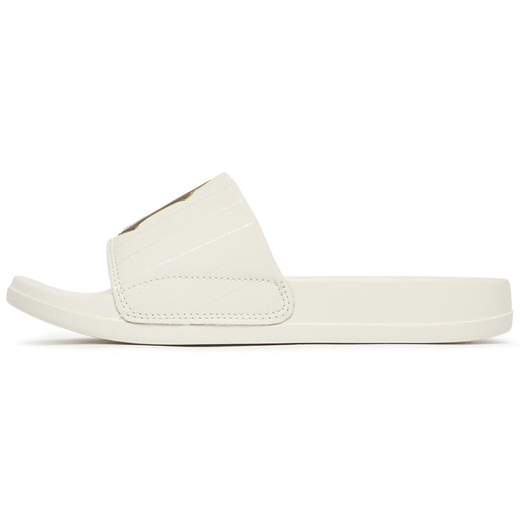 New MLB Slipper Slip Resistant Slide Slippers Unisex Ecru 3ALPAD323-50WHS