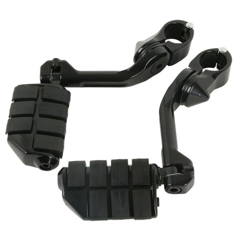 For Motorcycle Adjustable Footpegs For Highway Bar- Works For Touring& Sportster Models