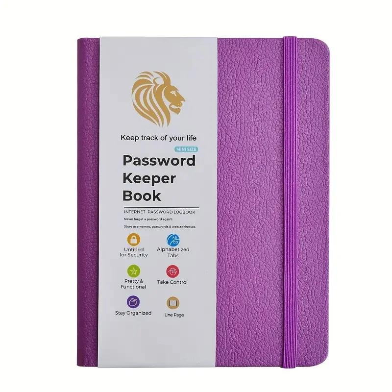 Password Book With Alphabetical Tabs - Internet Address & Password Keeper Logbook For Password Organization Notepad Notebook