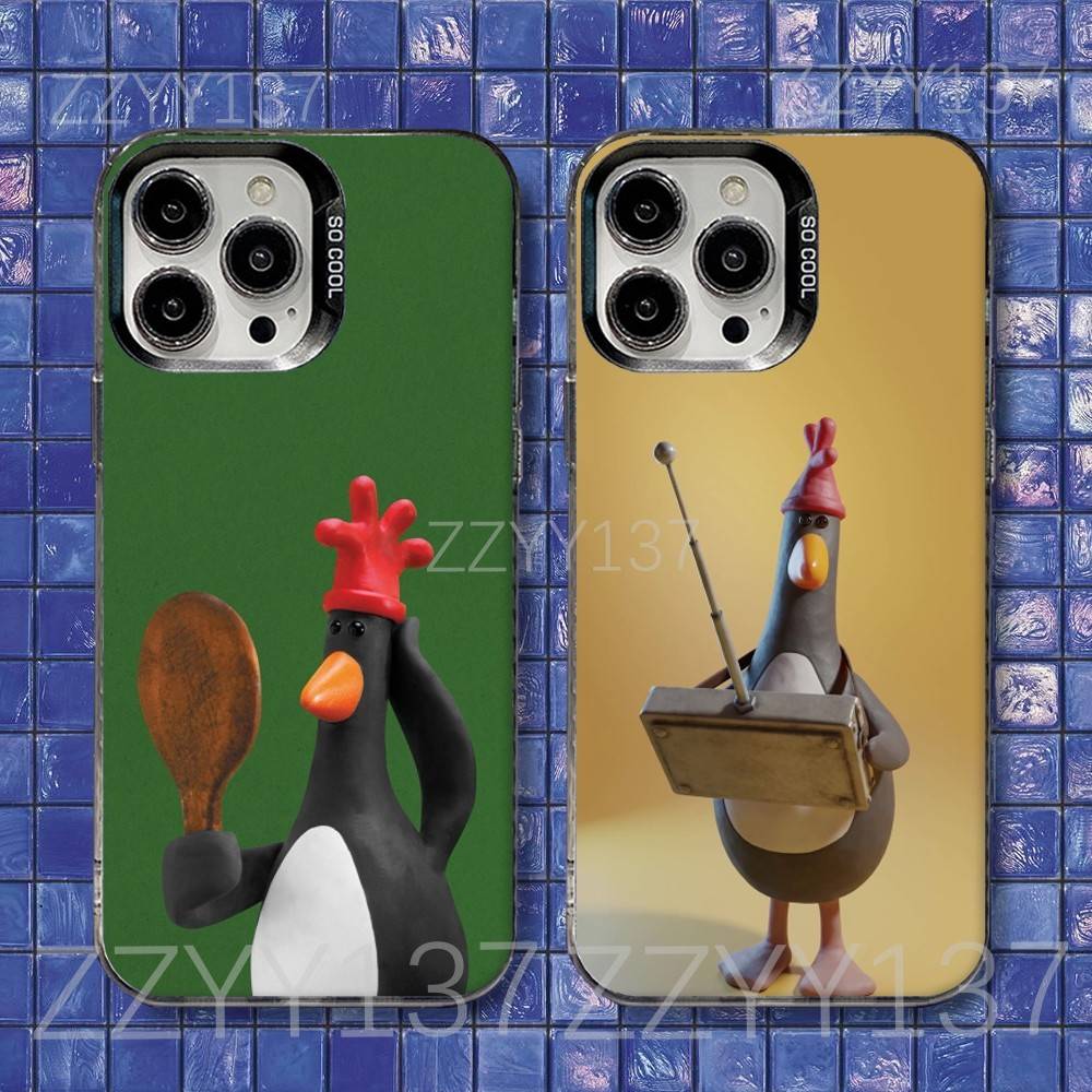 W-WallaceS And Gromit Penguin Phone Case For iPhone 17,16,15,14,13,12,11,Air,X,XR,Pro,Max,Plus Protect Plating