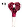 Water Spray Hairbrush Heart Shape Hair Brush, Frizz Control Scalp Massage 55ML Refillable Misting Brush for Dry, Flyaway & Tangled Long Detangler