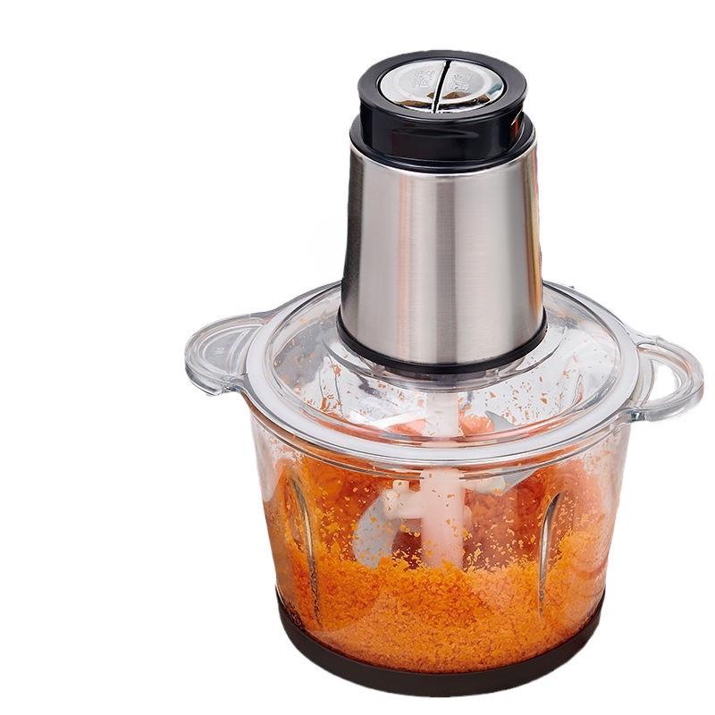 Chuzhijia Electric Stainless Steel Meat Grinder & Multifunctional Food Processor for Meat, Garlic, and Chopped Vegetables.