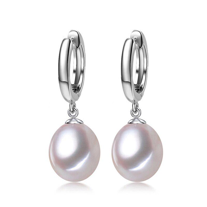 LSOOYH Natural Freshwater Pearl Small Hoop Earrings For Women Vintage Dainty Earrings Pearl Jewelry Birthday Gift